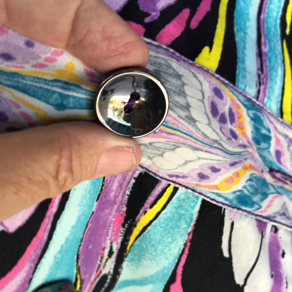 CUSTO Barcelona,  butterfly wing print trench coat, size 44 equals 12 - Picture 12 of 16